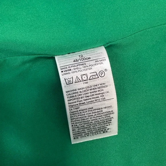 Banana Republic Green and Blue Ruched Sheath Midi Dress - Picture 13 of 14